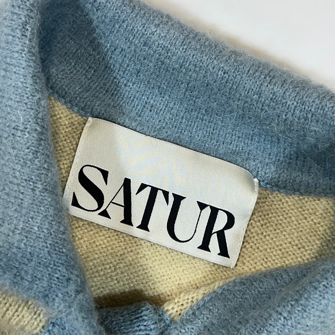 새터 나폴리 브러쉬 알파카 니트 클라우드 아이보리 상품이미지5