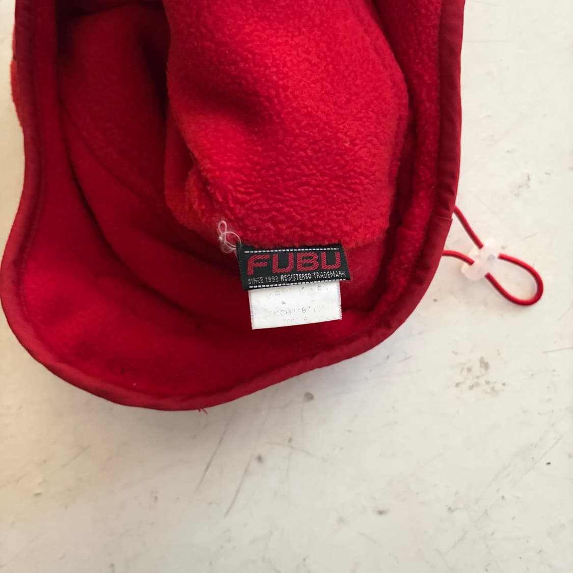 90s FUBU 후부 빈티지 플리스 모자 M 상품이미지6