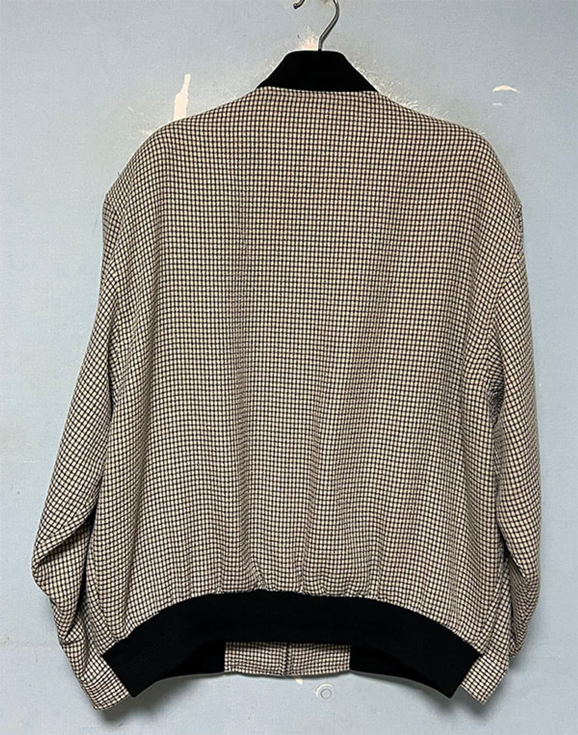 입생로랑 남자 블루종점퍼 춘추 체크 L 100 상품이미지2