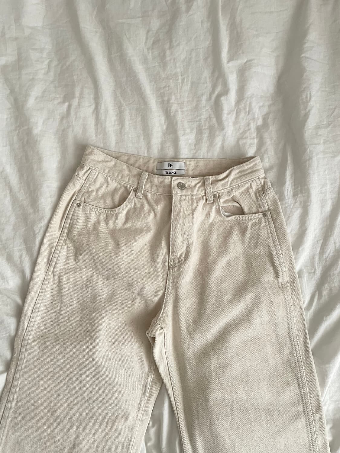 LE 아이보리 데님 팬츠 상품이미지1