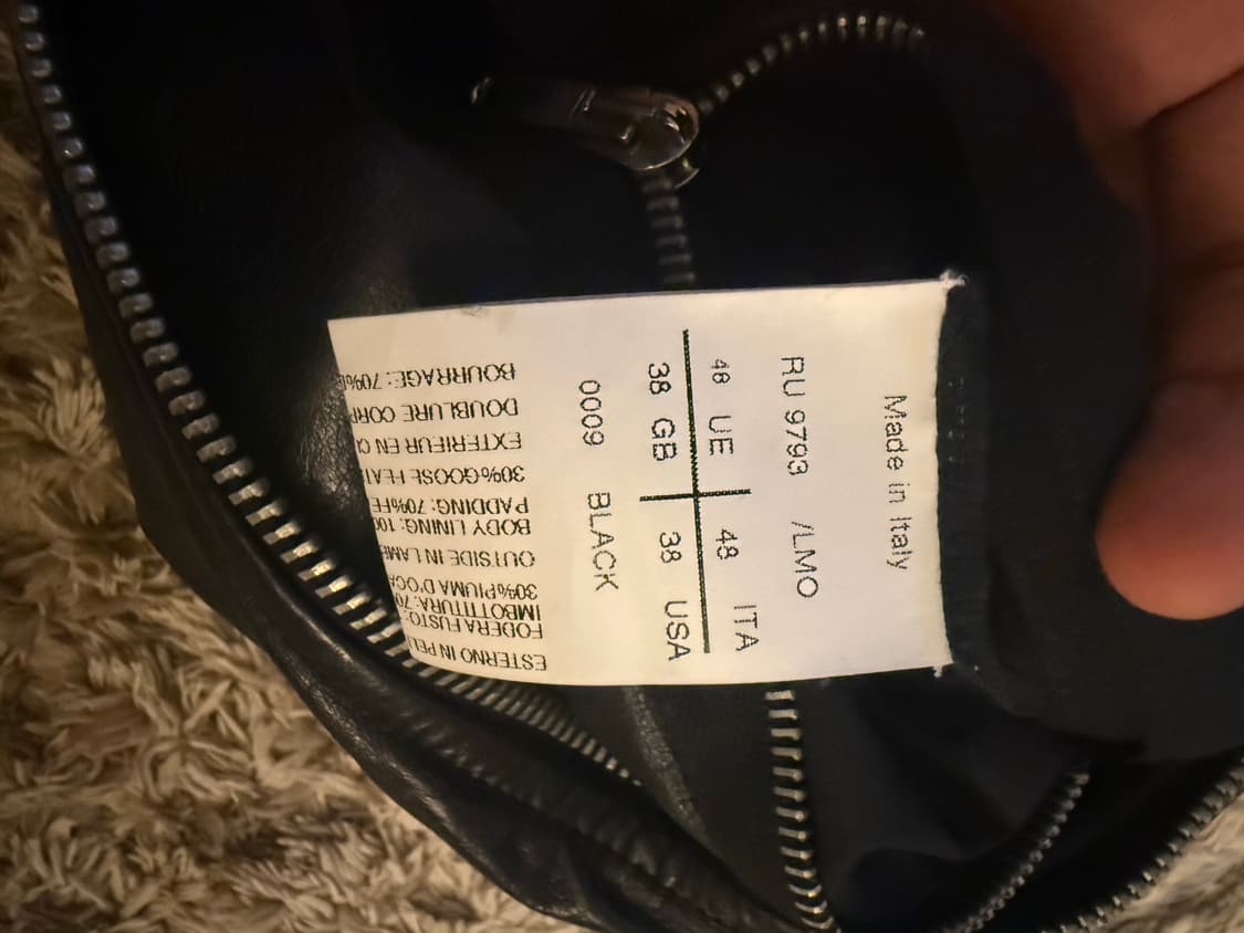 릭오웬스 양가죽 몰리노 패딩조끼 상품이미지4