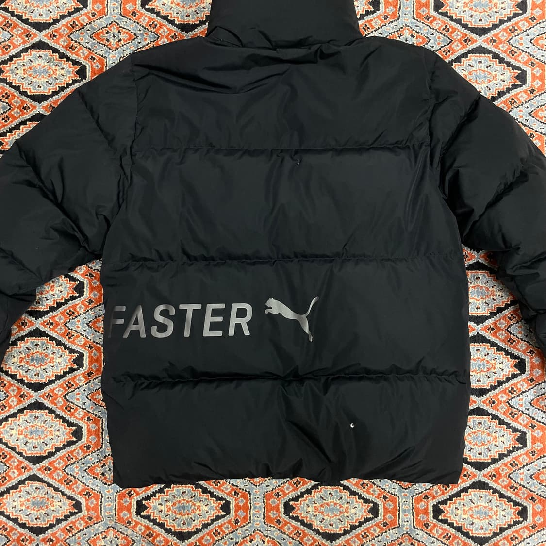 푸마 블랙 덕다운 패딩 점퍼 여성S 호칭160 상품이미지8