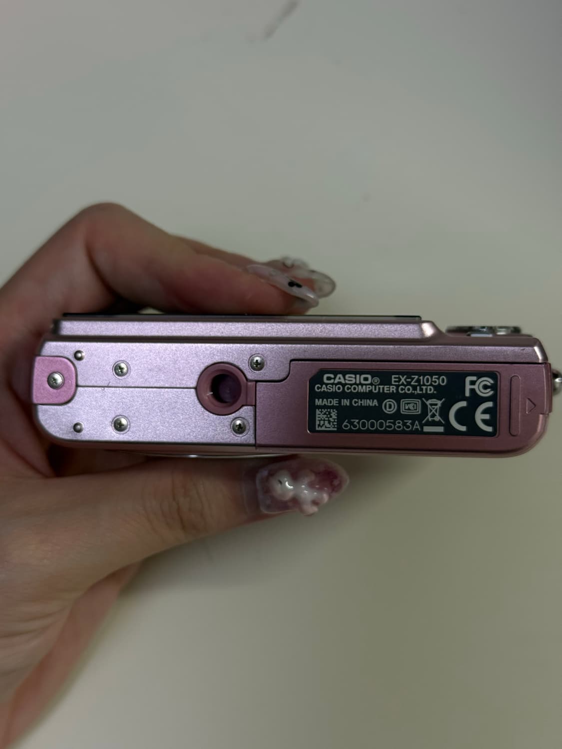 카시오 엑슬림 z1050 핑크 상품이미지6