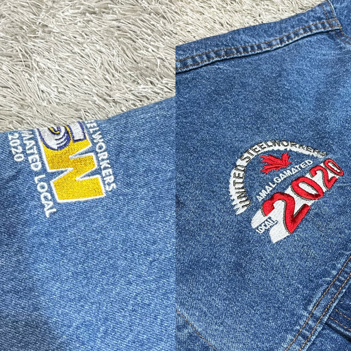 2020 자수 패치 오버핏 중청자켓 상품이미지5