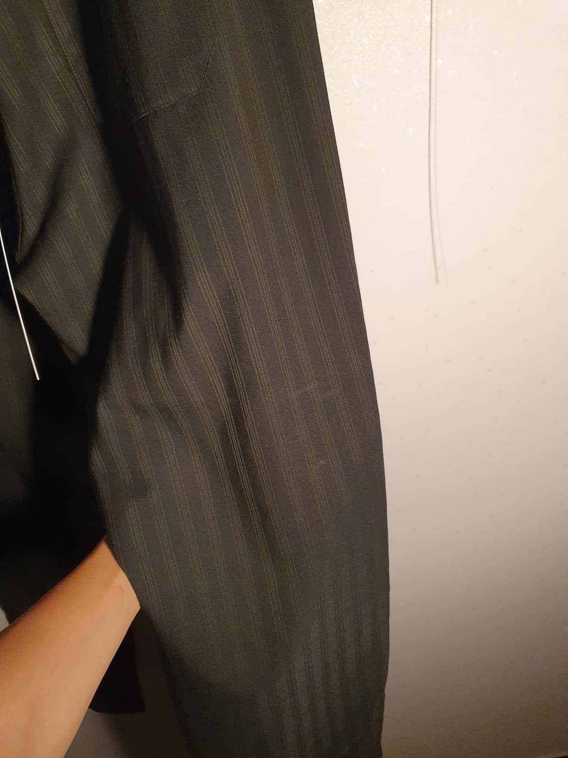Han kjobenhavn darkgreen stripe pants 상품이미지3