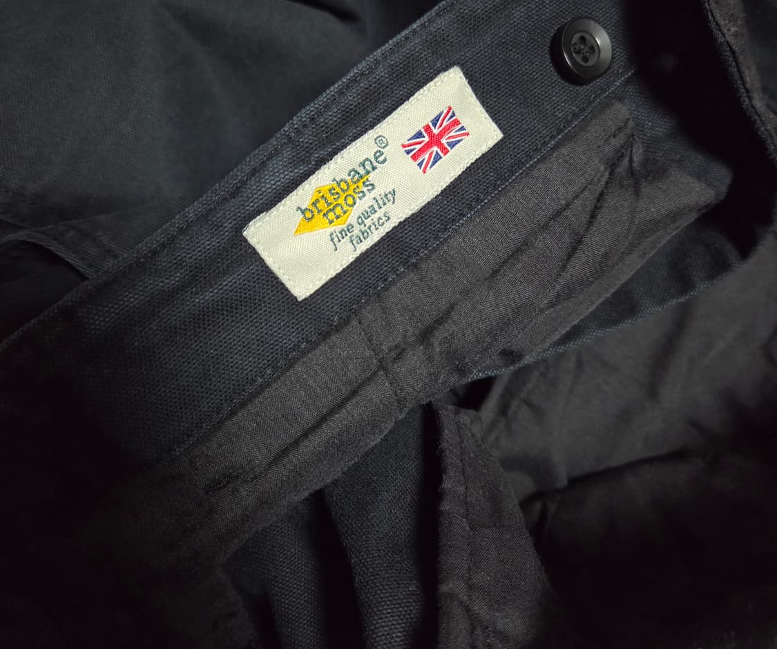 셔터 브리스번 모스 캔버스 코튼 워커 팬츠 블랙 L 상품이미지7