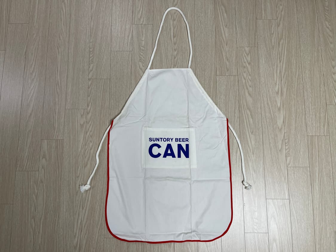 선토리 비어 캔 빈티지 앞치마 17번 90s OLD 상품이미지1