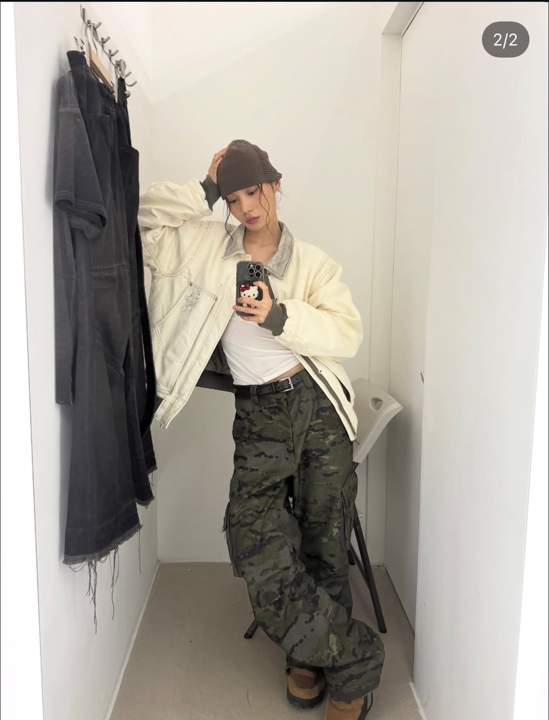 xlim ep8 03 camo 카모 트라우저 xs 상품이미지1