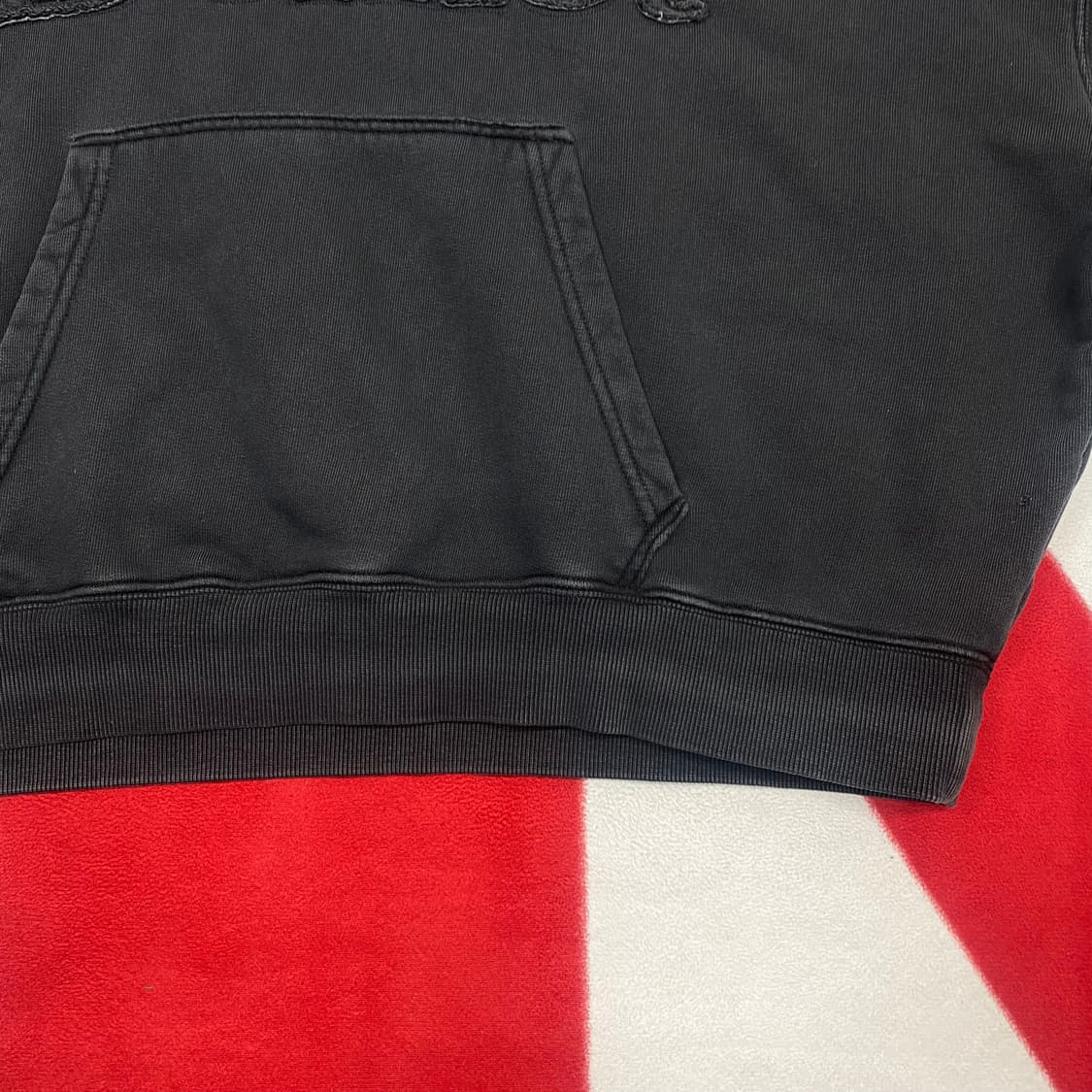 다이닛 머디 패치로고 크롭후드티 여성 FREE 상품이미지4