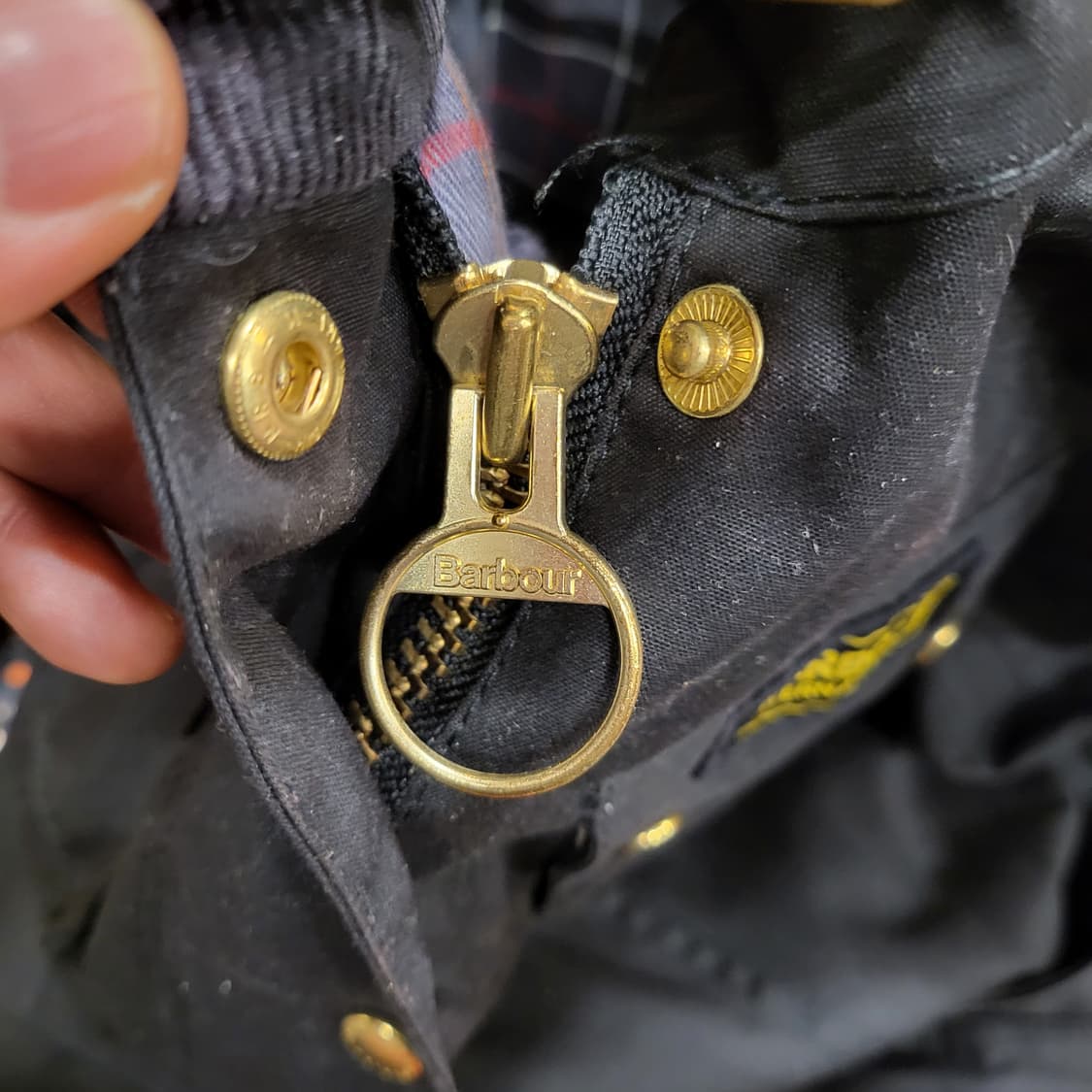 Barbour 바버 인터네셔널 왁스 자켓 (UK12) 상품이미지10