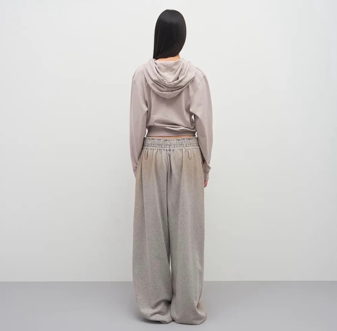 LCDC 스프레이 워시드 플리츠 디테일 트라우저 상품이미지4