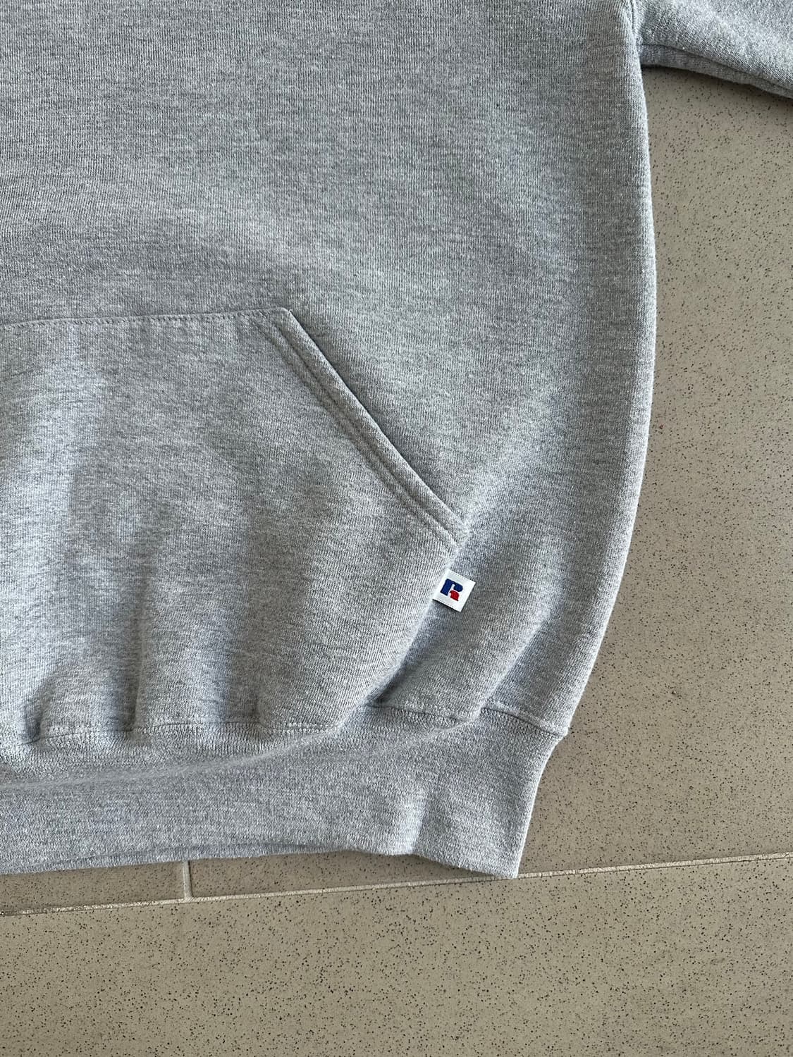 90s 빈티지 러셀 후드 그레이 L USA 상품이미지3