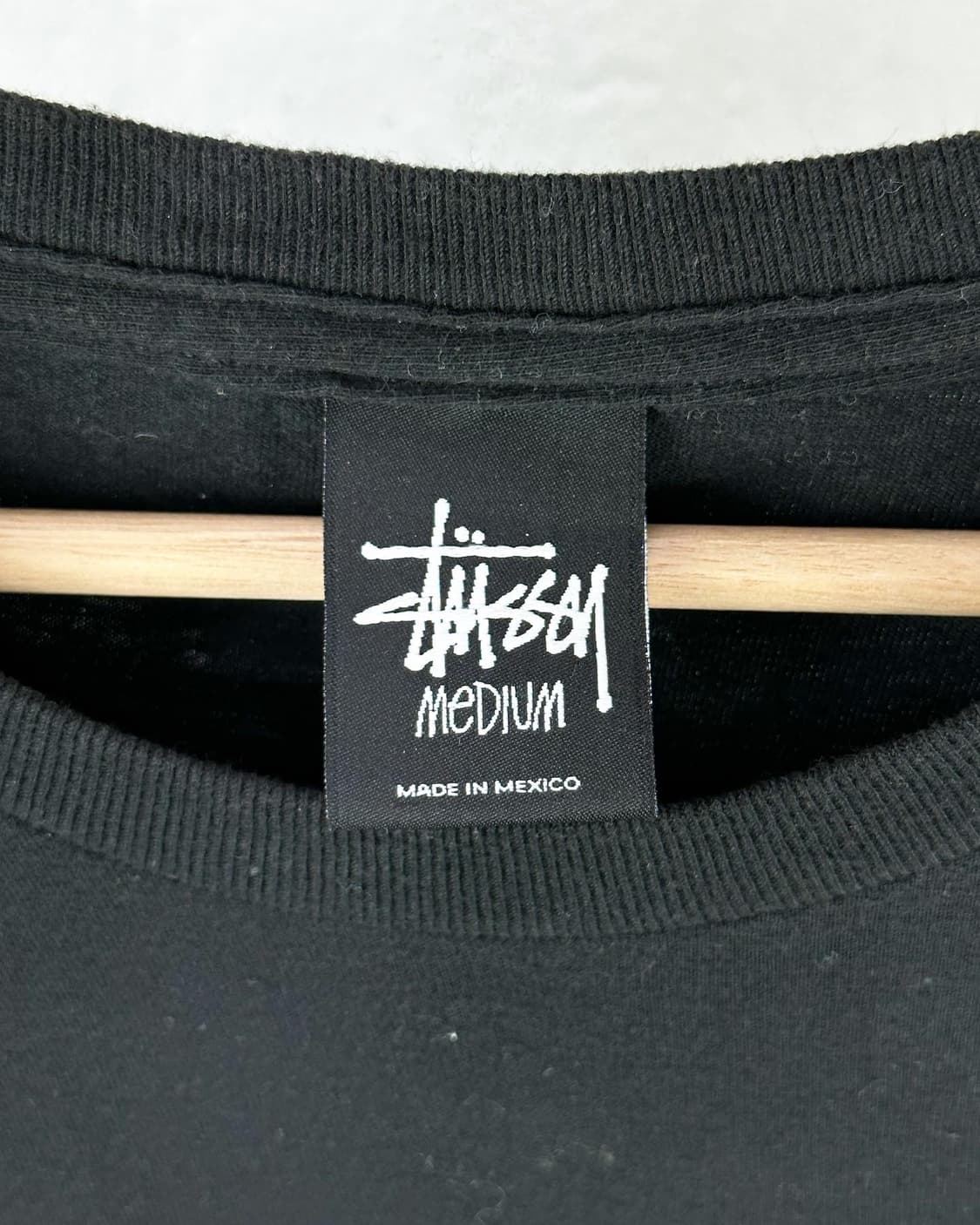 스투시 블랙 레오파드 프린팅 하프 티셔츠 상품이미지6