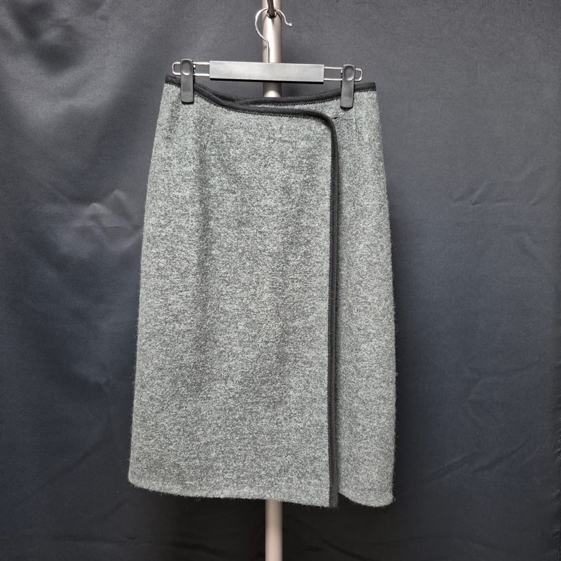 S) RIER 리에르 워커 울 플리스 랩 스커트 상품이미지1