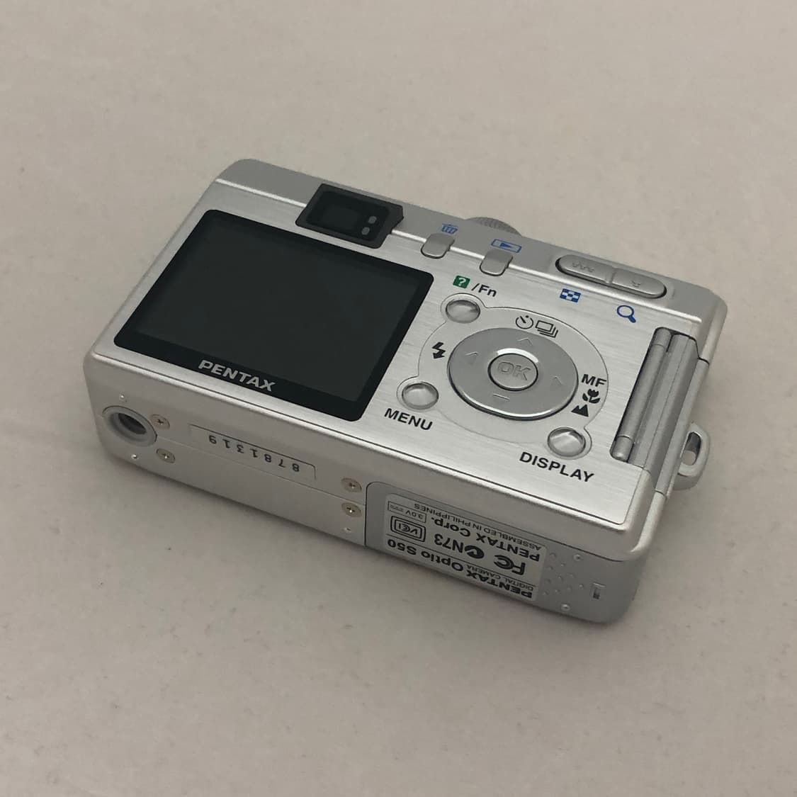 (신품급, 박스셋) 펜탁스 옵티오 S50 카메라 상품이미지6
