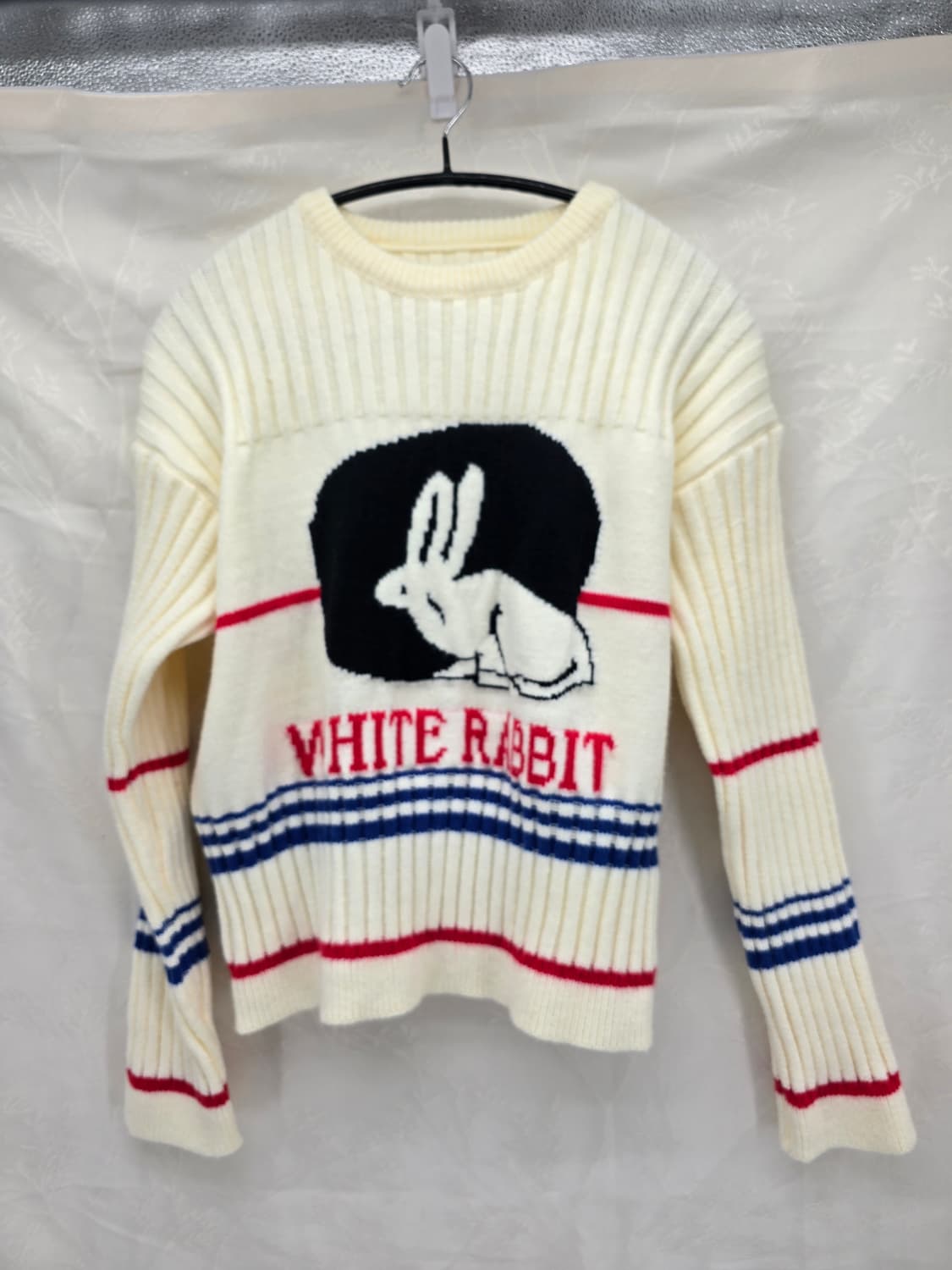 화이트래빗 토끼 니트 아이보리 상품이미지1