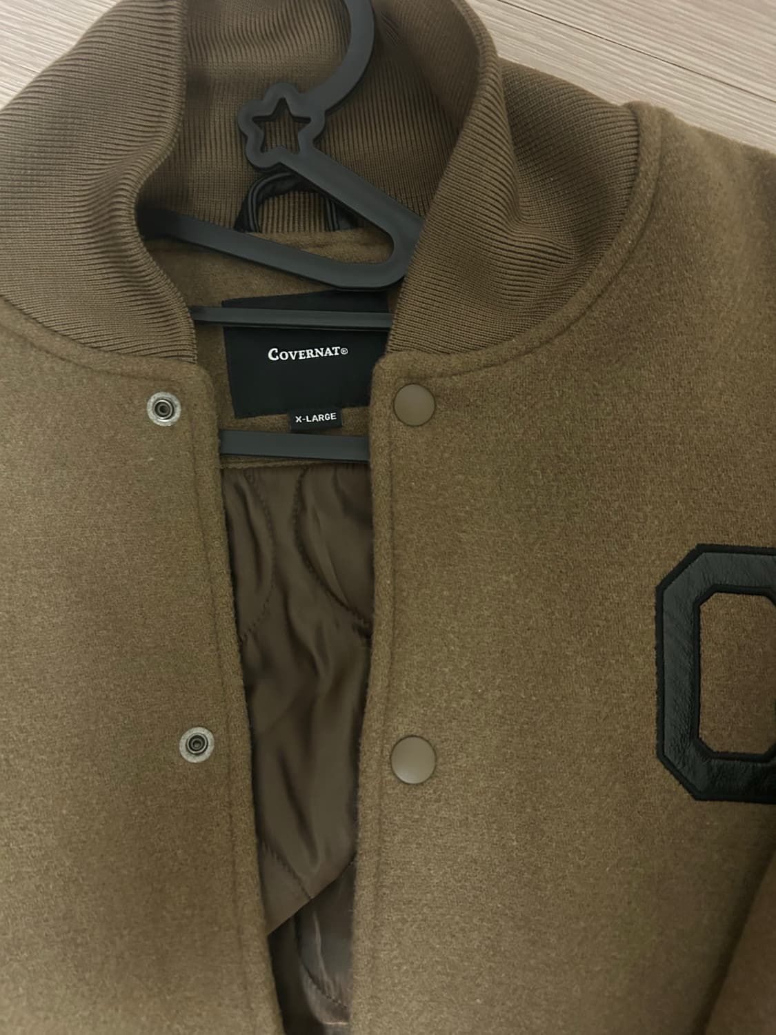 커버낫 C 로고 울 바시티 자켓 XL 상품이미지3