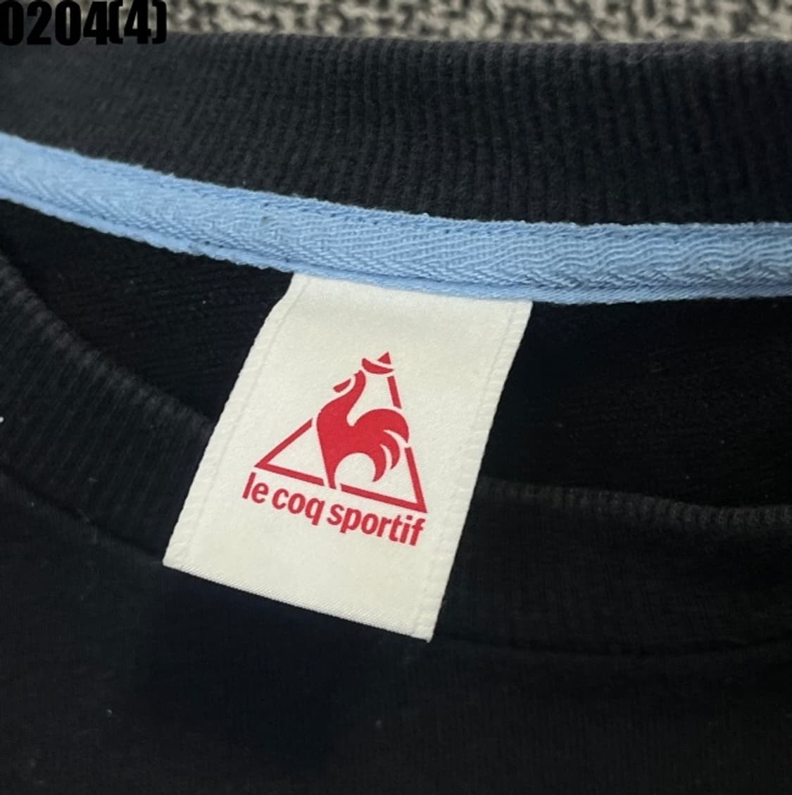 [105XL] 르꼬끄 스포르티브 블랙 프린팅 맨투맨 티셔츠 0204(4) 상품이미지4