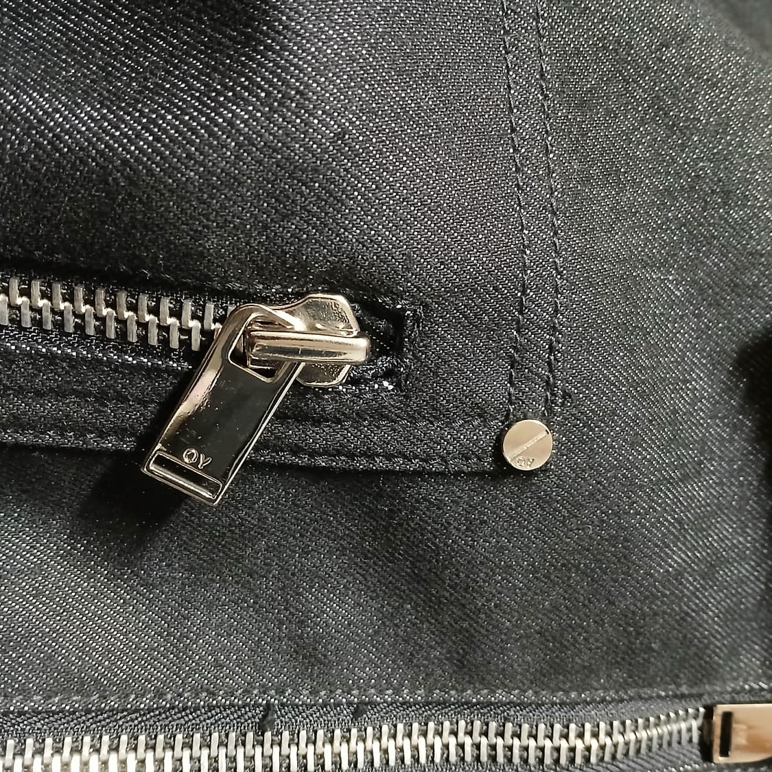 OY 오와이 패넬 코듀로이카라 데님 트러커 자켓 오버핏 상품이미지8