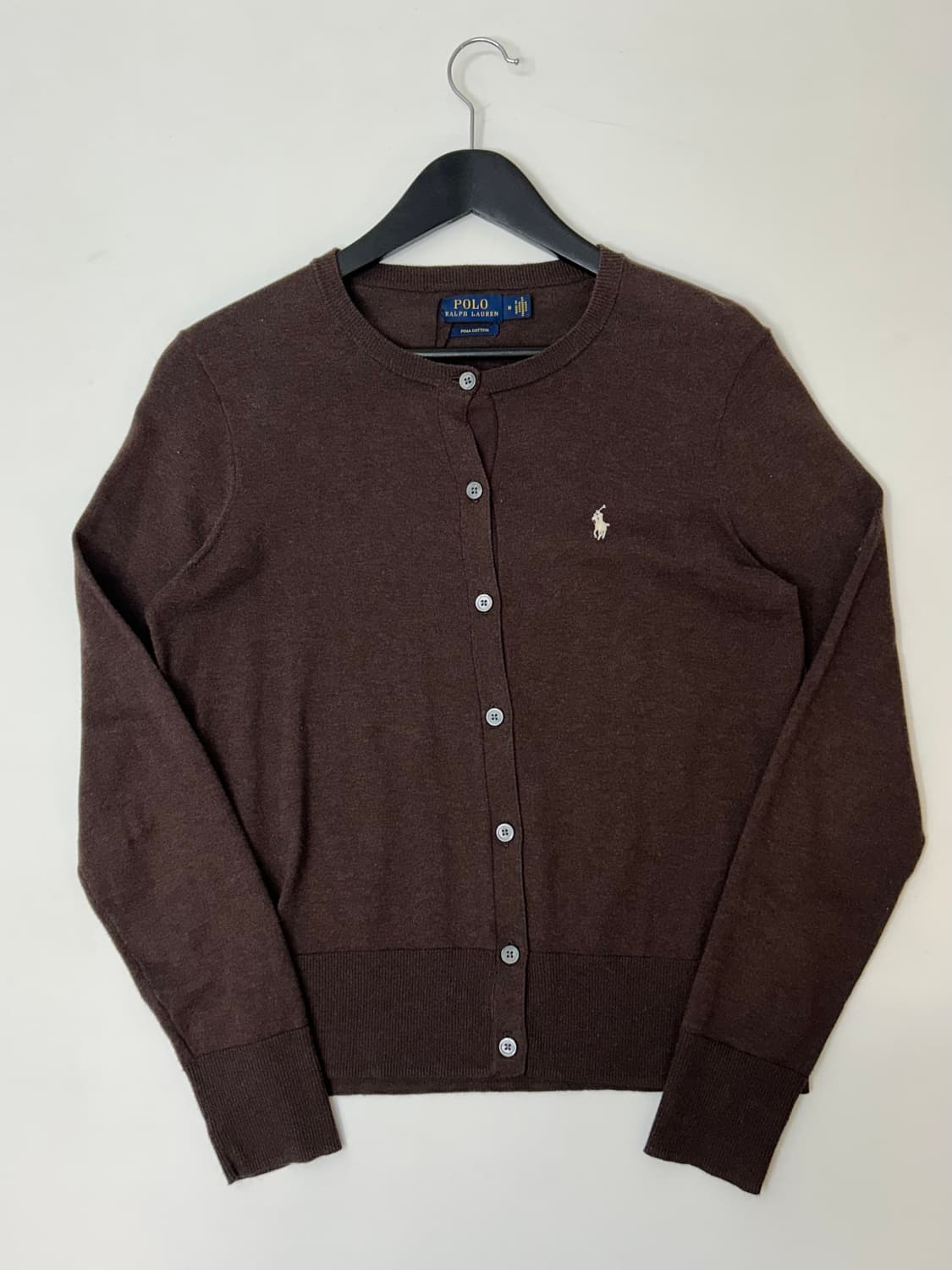 Polo 폴로 브라운 가디건 상품이미지2
