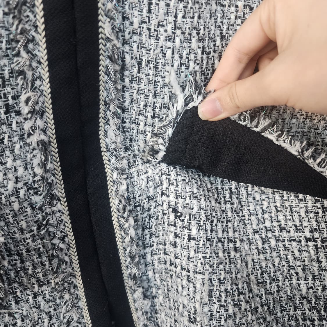 지고트 트위드 자켓 상품이미지4