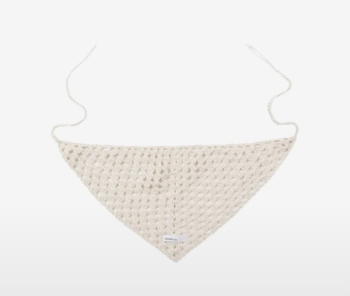 미세키서울 니트 반다나 아이보리 상품이미지1