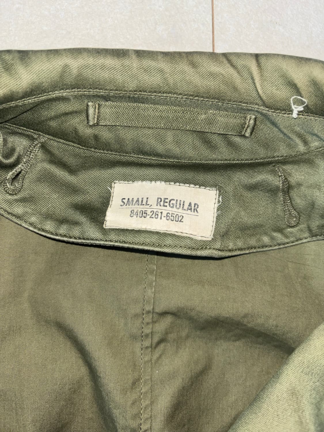 60s 미육군 보급용 트렌치코트 상품이미지5