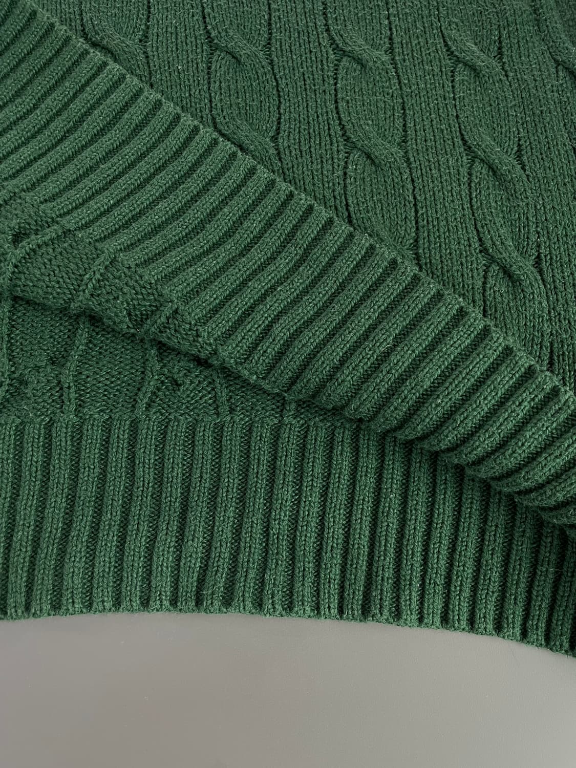 [M] 폴로 랄프로렌 코튼 케이블 꽈배기 니트 상품이미지5