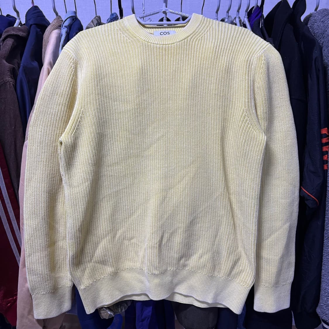 코스 노랑 니트(표기사이즈 m) 상품이미지1