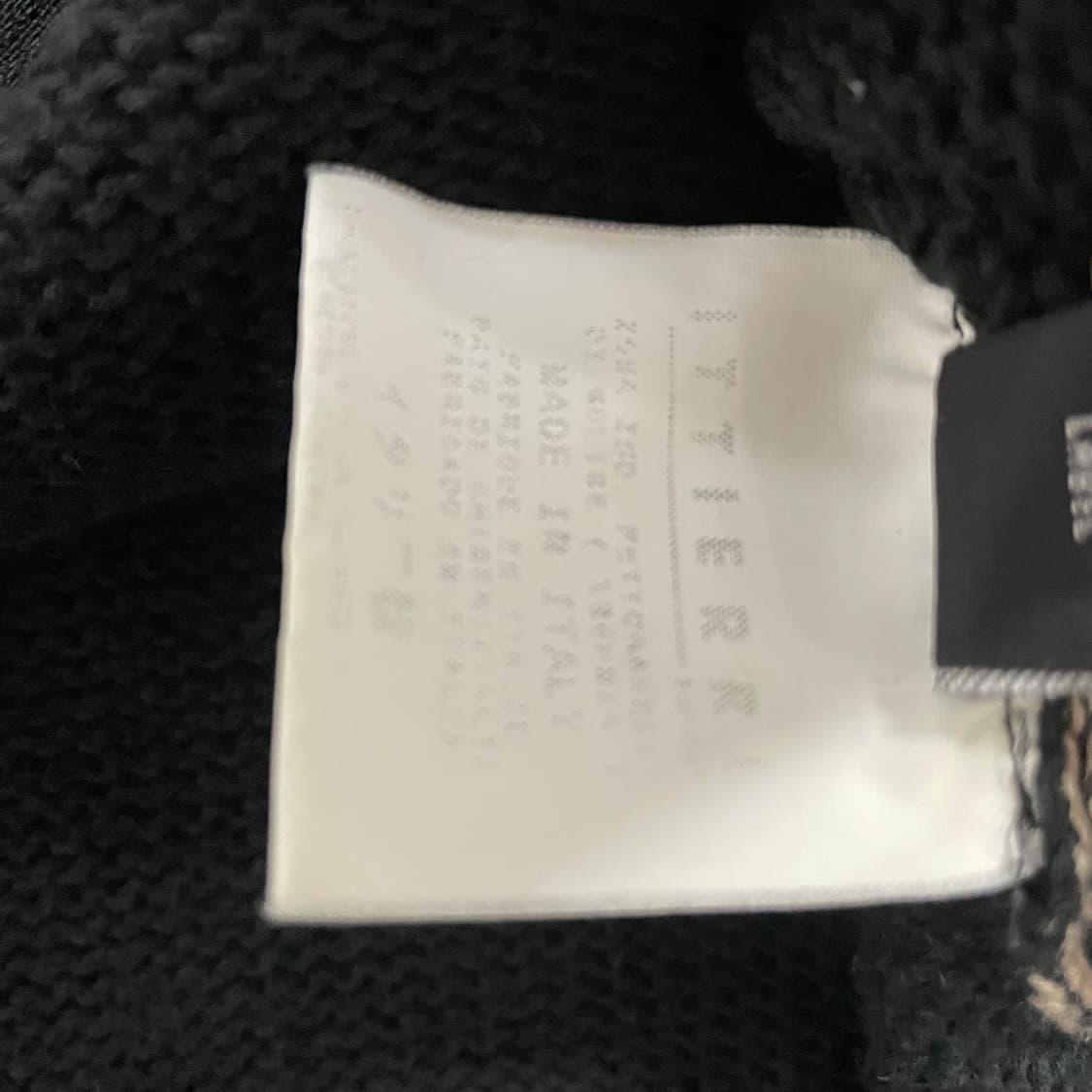 베르사체 진스 꾸띄르 가먼트다이드 니트 집업 상품이미지9