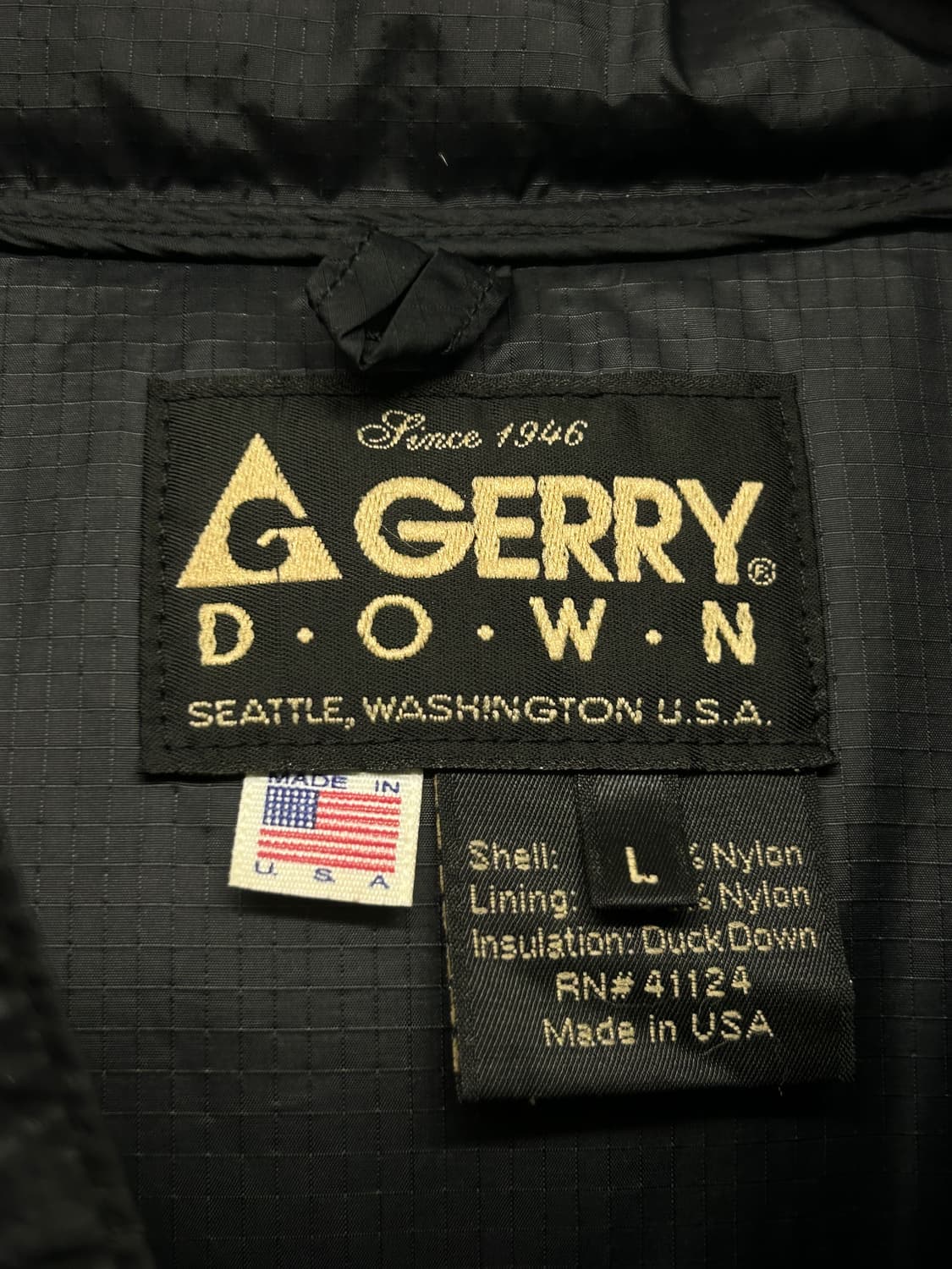 90s GERRY 블랙 패딩 점퍼 상품이미지6