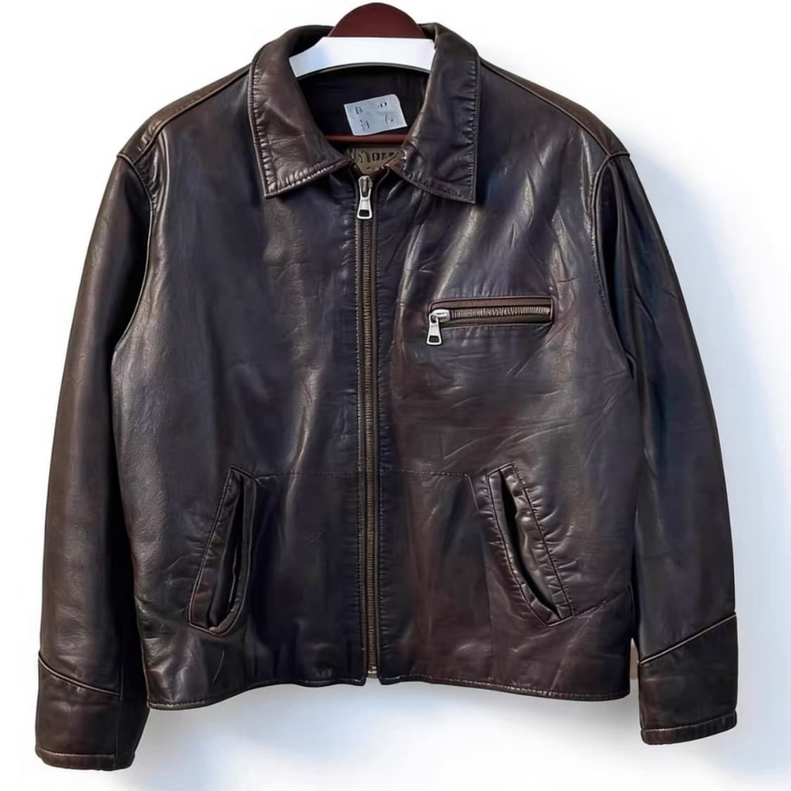  [Dandy Bros] 90s 빈티지 카우하이드 바이커 레더 자켓 상품이미지1