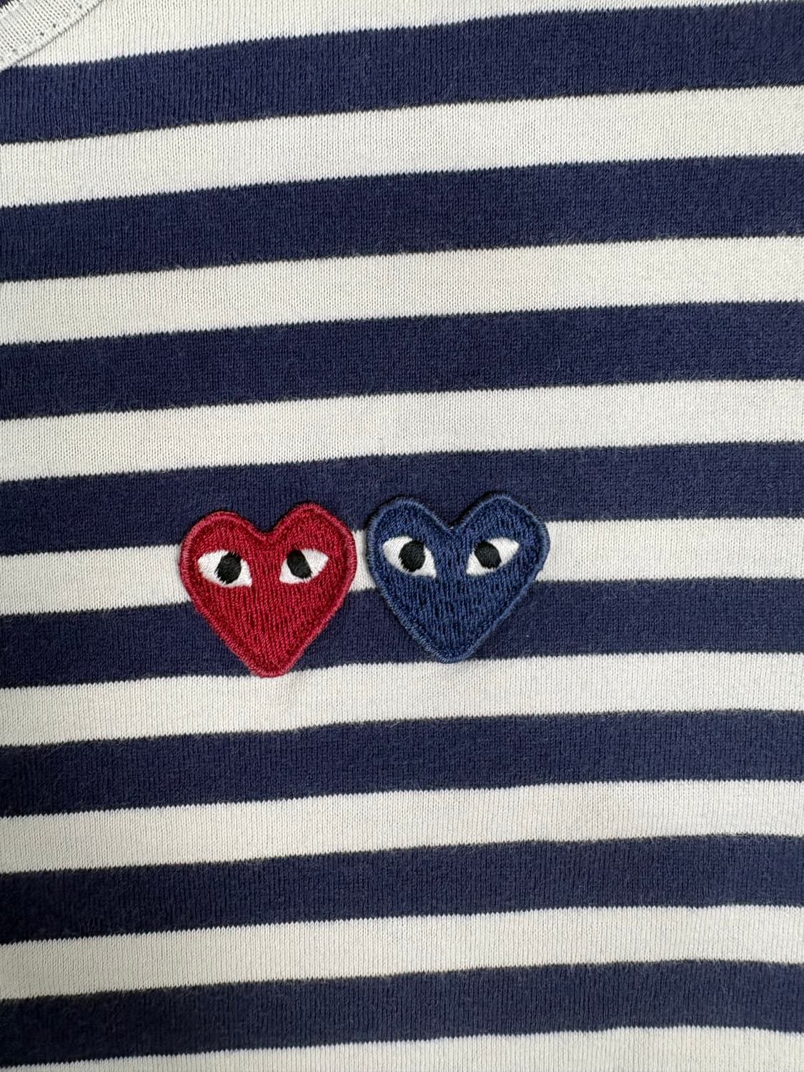 꼼데가르송 스트라이프 긴팔티 상품이미지3