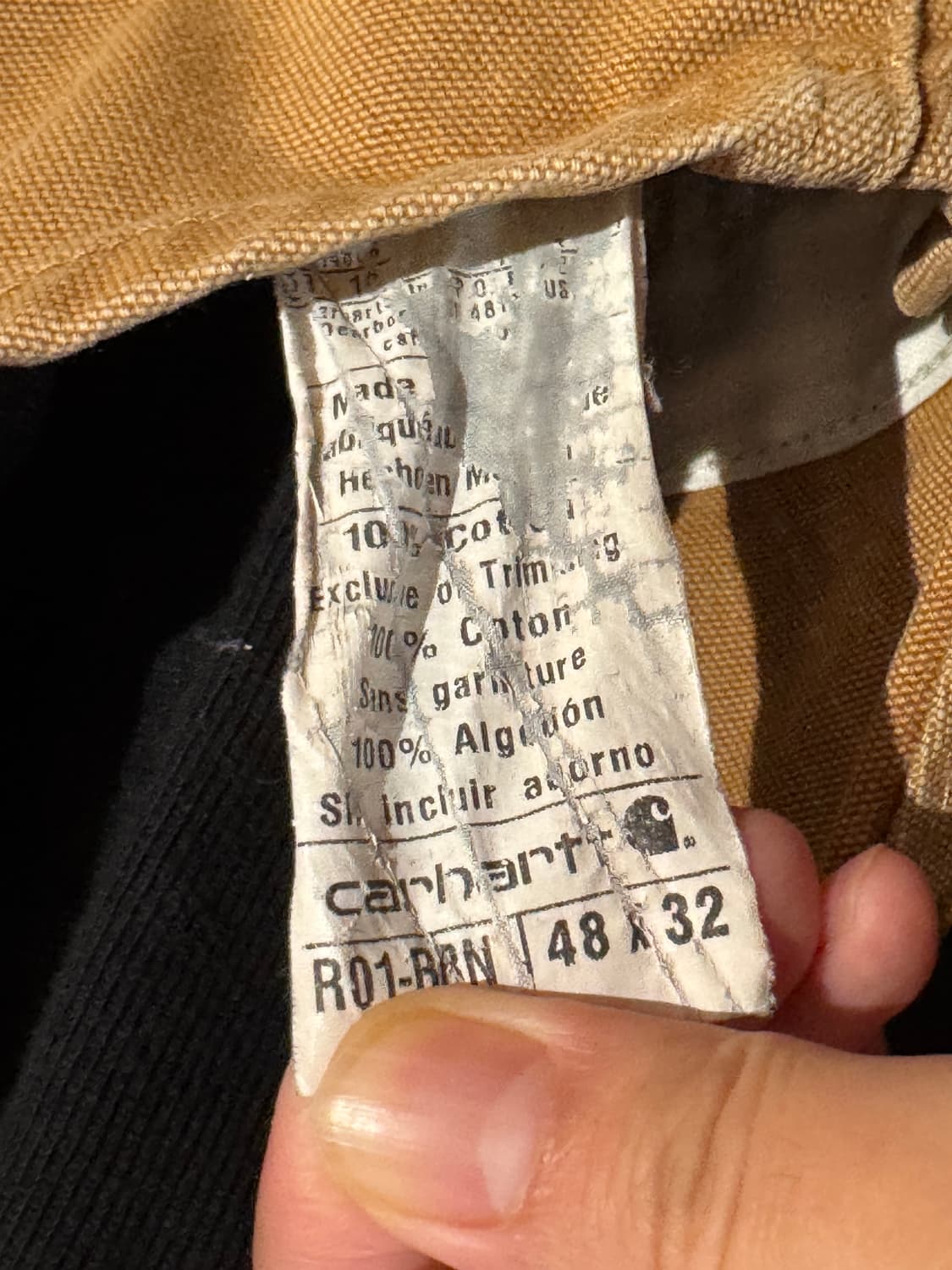 칼하트 더블니 오버롤 빈티지 멜빵바지 빅사이즈 48 상품이미지6