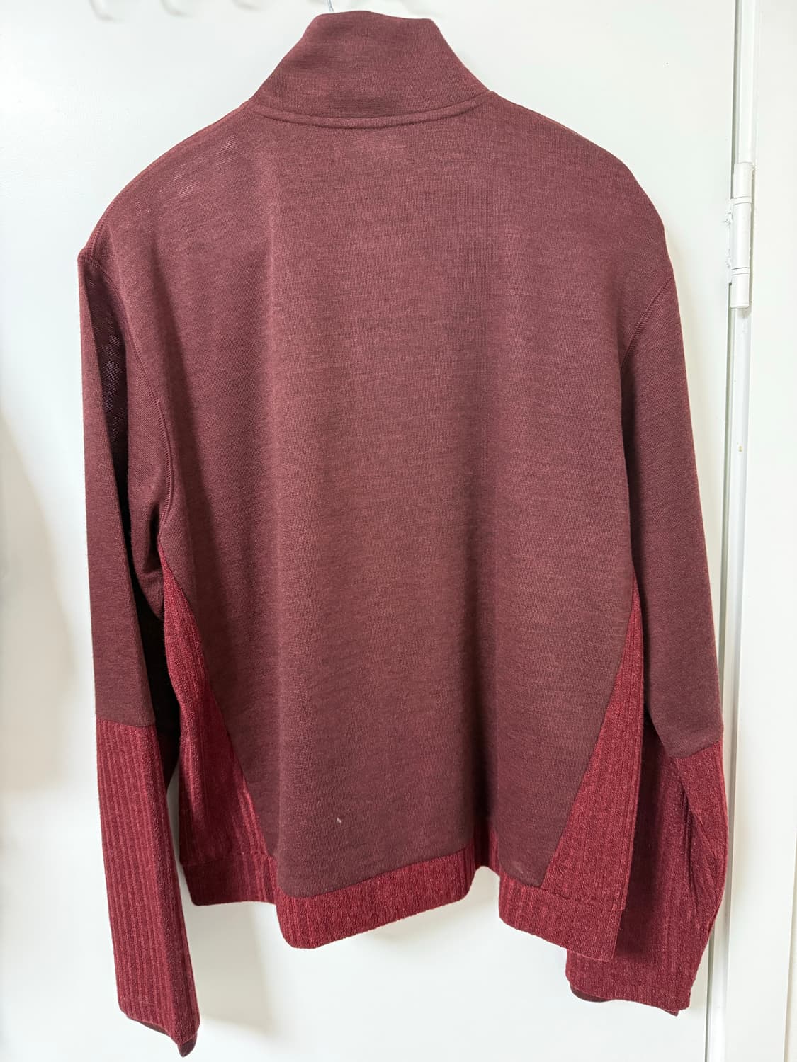 Double Sleeve Track Cardigan Dark Red 4 상품이미지3