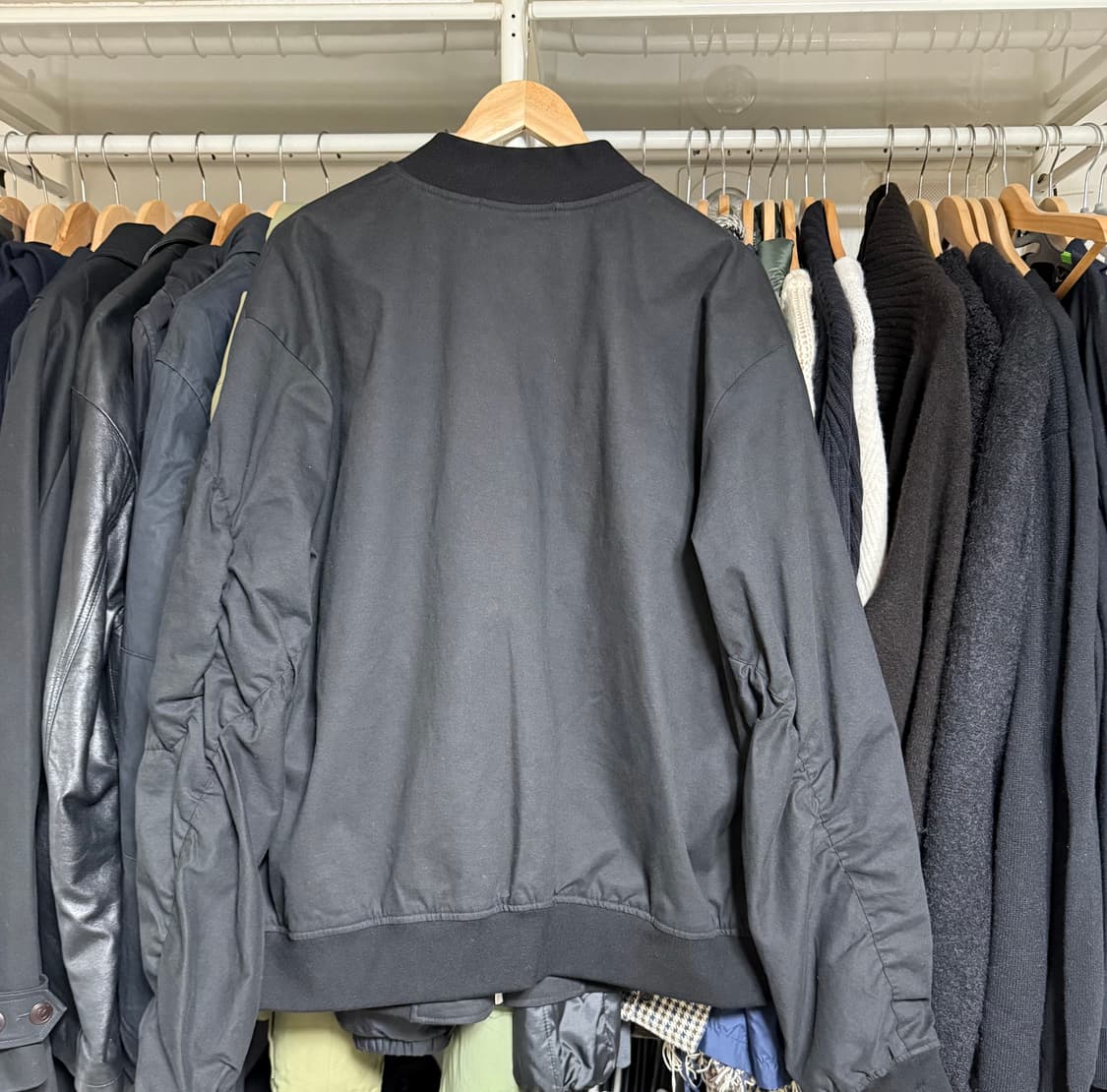 포스트아카이브 팩션 셔링 봄버 상품이미지3