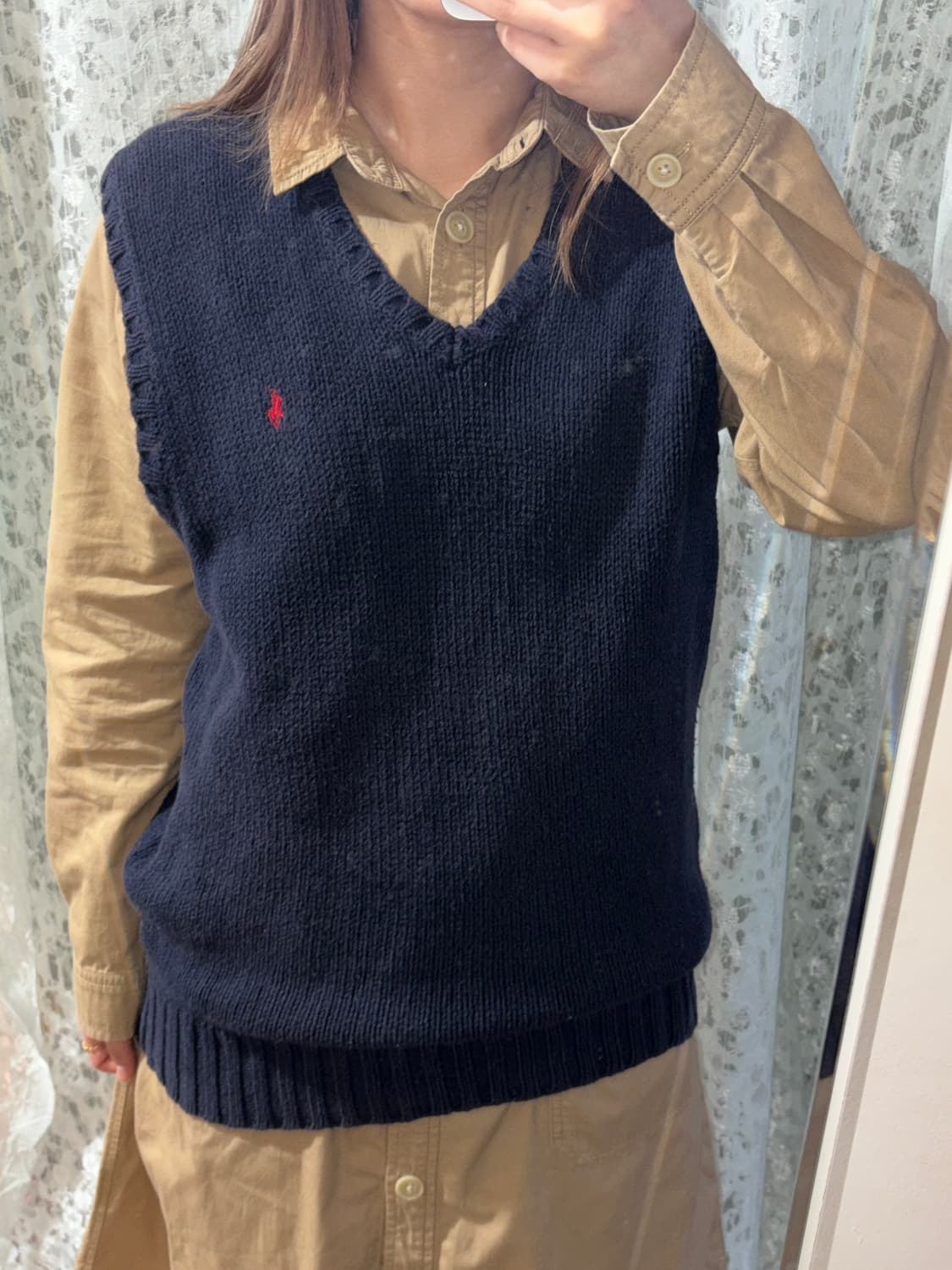 Polo 니트 조끼 상품이미지2