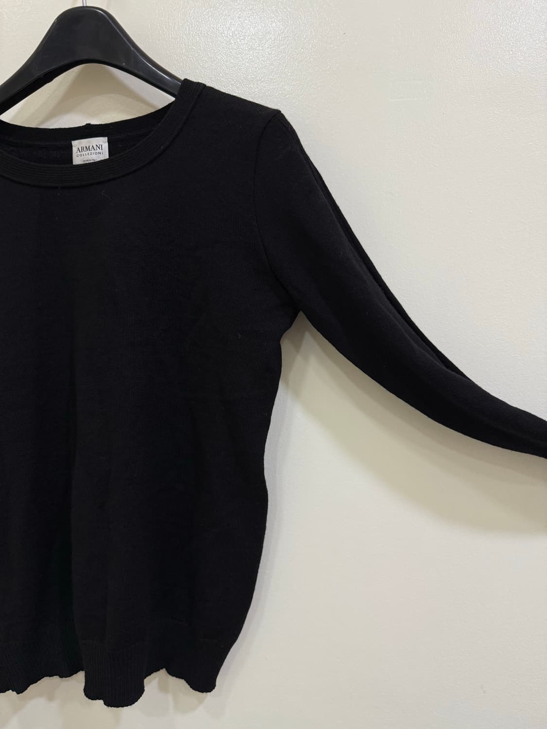 아르마니 꼴레지오니 블랙 니트 정품 상품이미지3