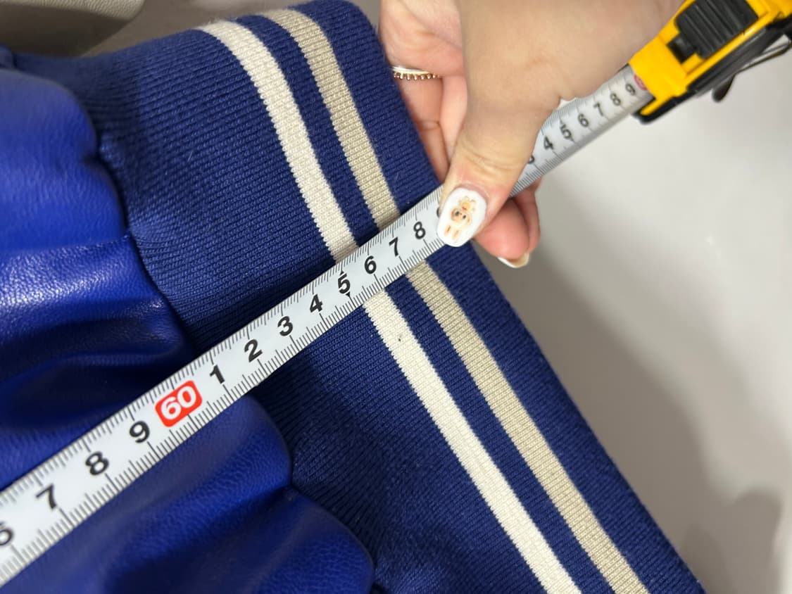 SHINE 남성 레자가죽 패더 봄버 점퍼 F  상품이미지5