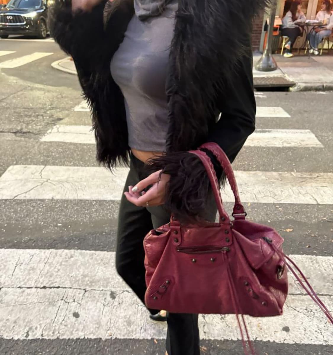 [A 정품] 발렌시아가 시티 모터백 트위기 레드 상품이미지10