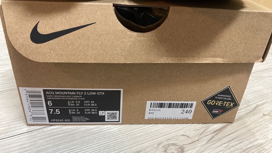 나이키 ACG 마운틴 플라이 2 로우 고어텍스 트레킹화 240mm 상품이미지8