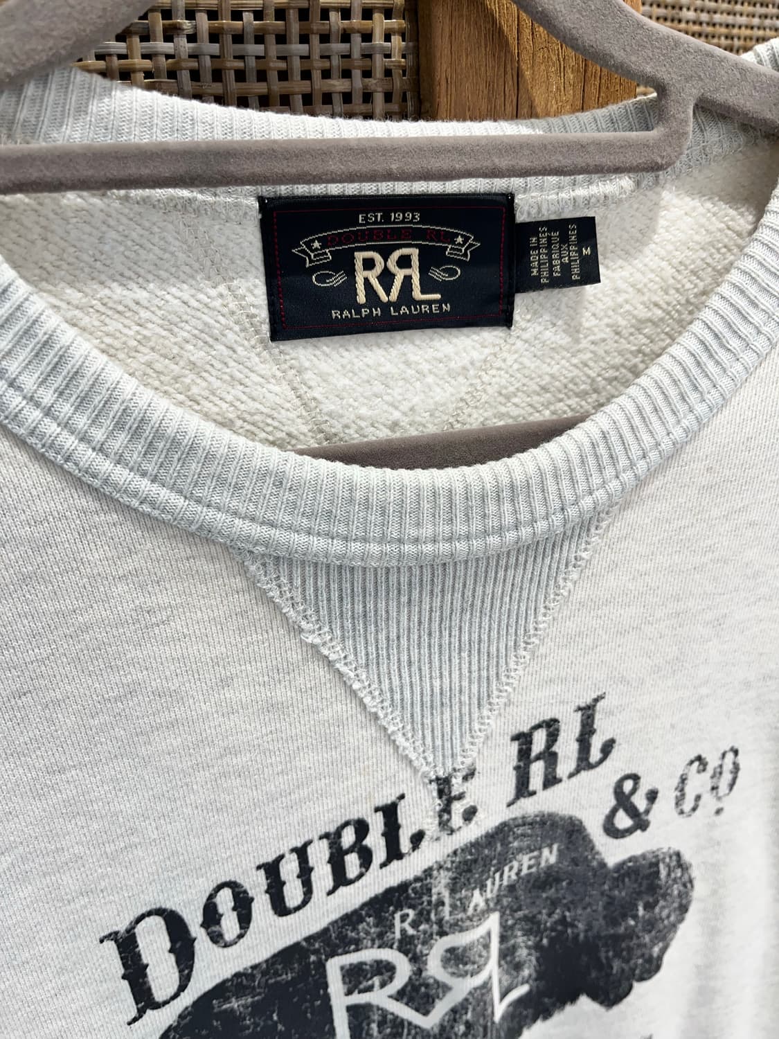 RRL 버팔로 맨투맨 스웨트셔츠 M 상품이미지2