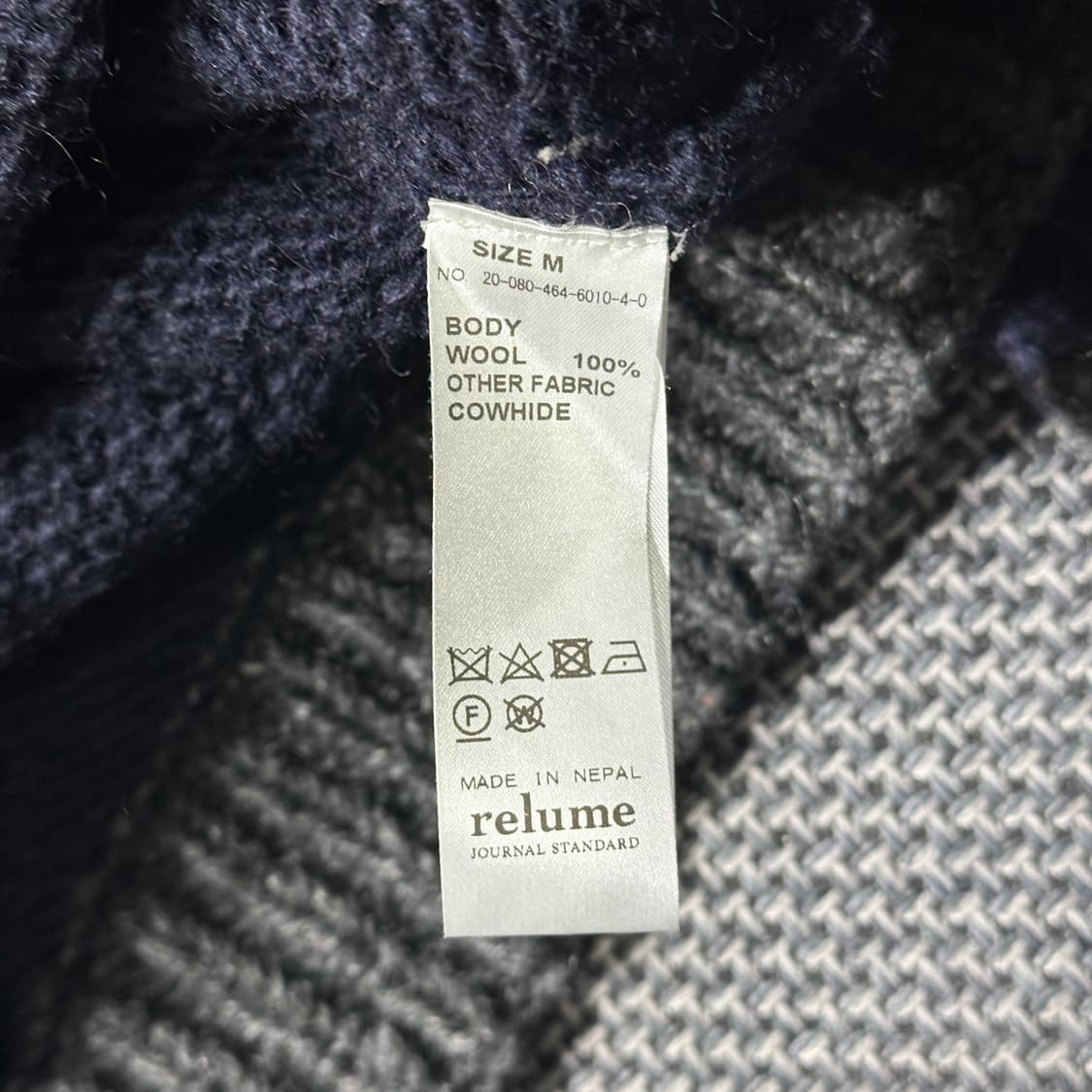 저널스탠다드 리움캘리포니아 노르딕 니트집업 (M) 상품이미지8