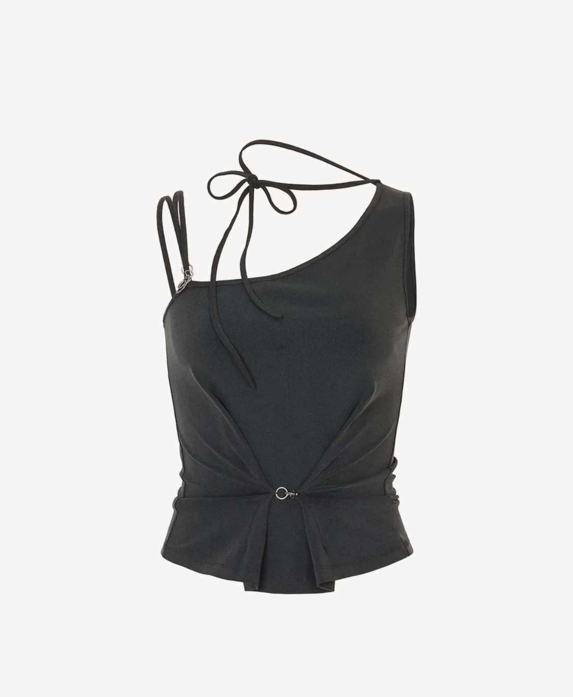 페인오어플레져 루비탑 차콜 RUBY HOOK TOP charcoal 상품이미지1