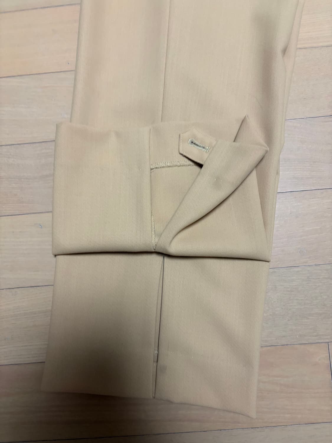 오라리 울도비 슬랙스 옐로우 베이지 상품이미지3