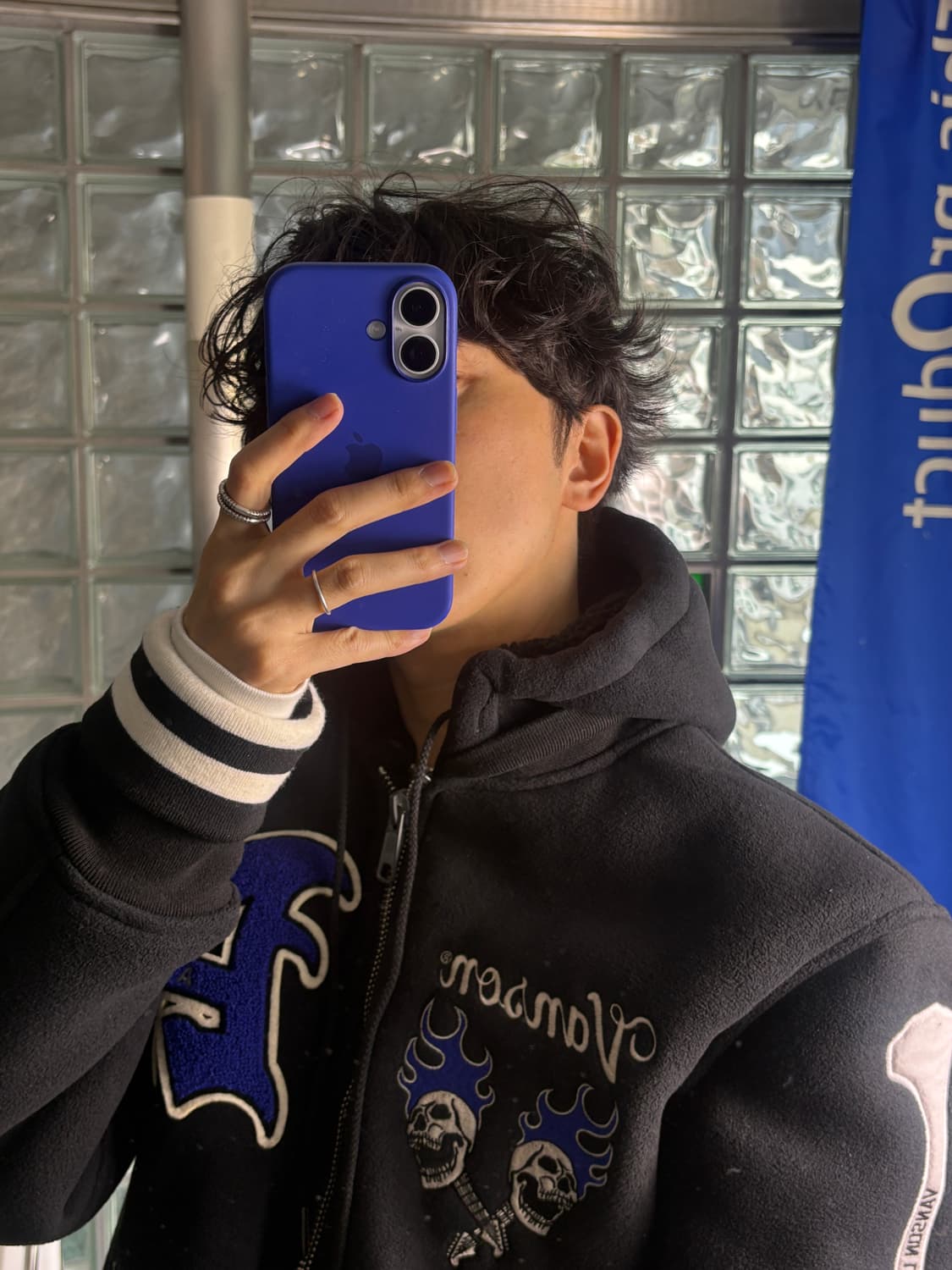 예약/ X AAO crop varsity jacket 크롭 바시티 자켓 상품이미지8