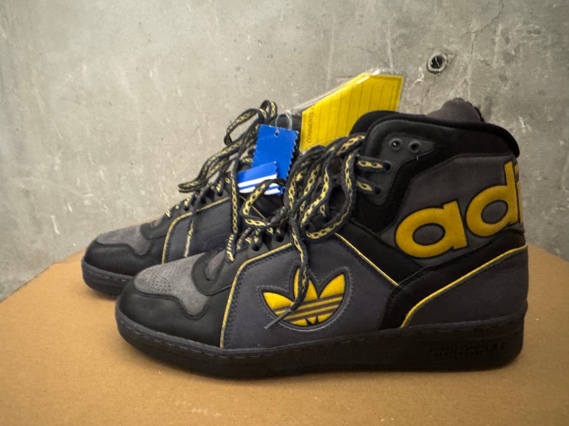 [270] 미착용 프랑스구매 아디다스 엑스타시 하이 블랙/골드 상품이미지1