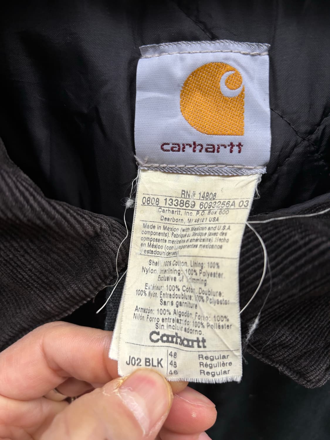 칼하트 j02 아크틱 트레디셔널 자켓 상품이미지10