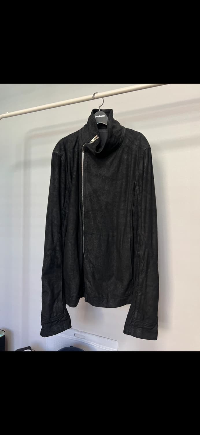 릭 오웬스 바우하우스 레더 자켓 52 사이즈 lb 가죽 상품이미지1