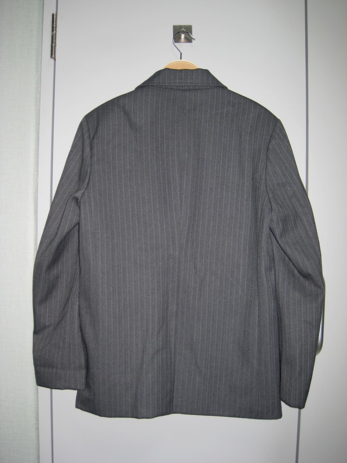 스트라이프 자켓 차콜 상품이미지2